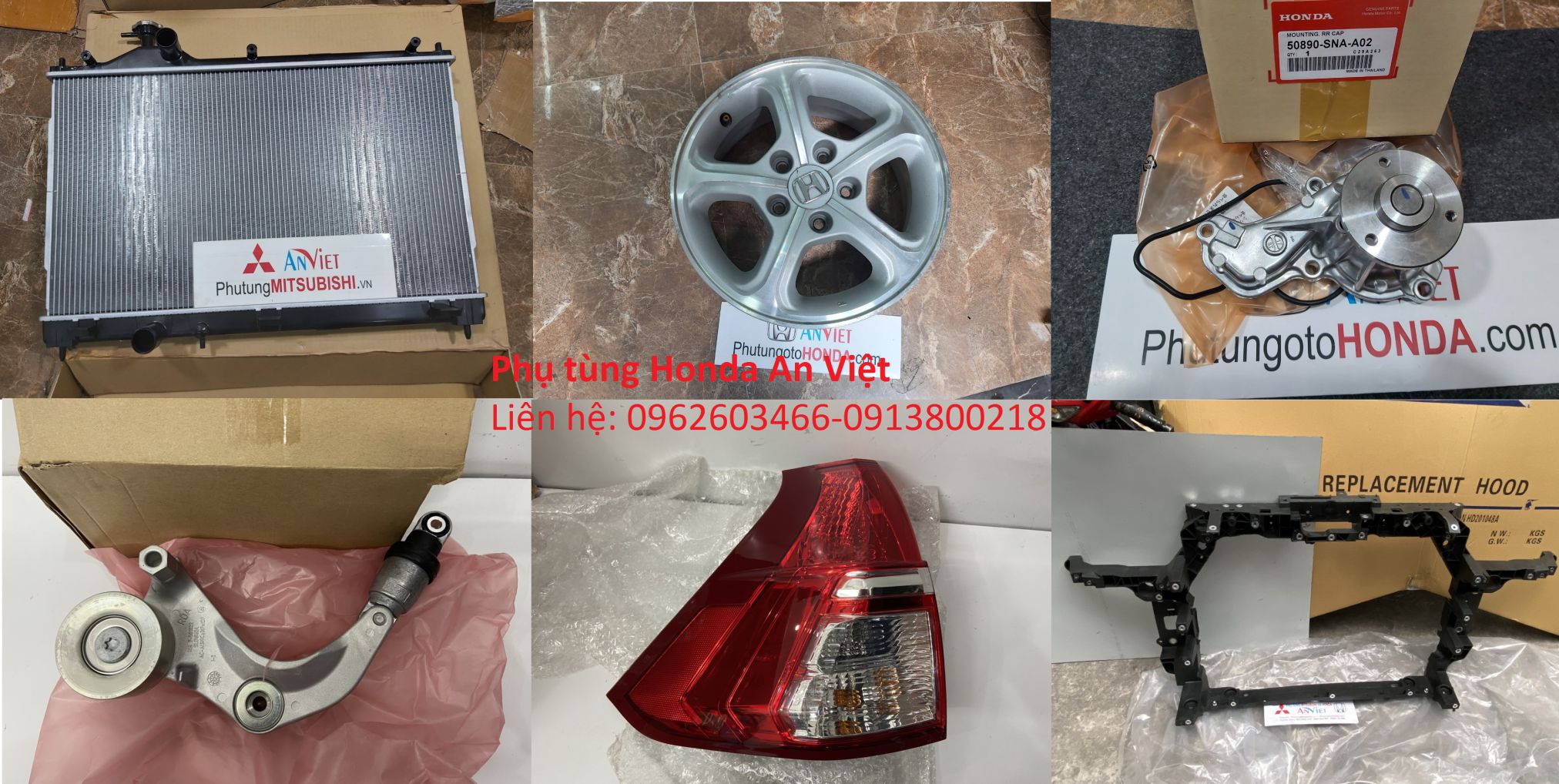 Phụ tùng Honda tại Cần Thơ